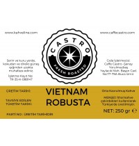 Castro Vietnam Robusta Kahve 1000 Gr.(4x250 Gr)